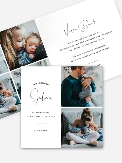 Geburtskarte First Look