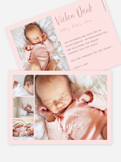 Geburtskarte Dream come true