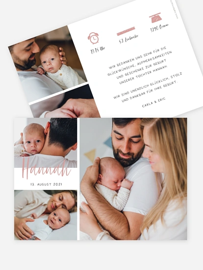 Geburtskarte Introducing