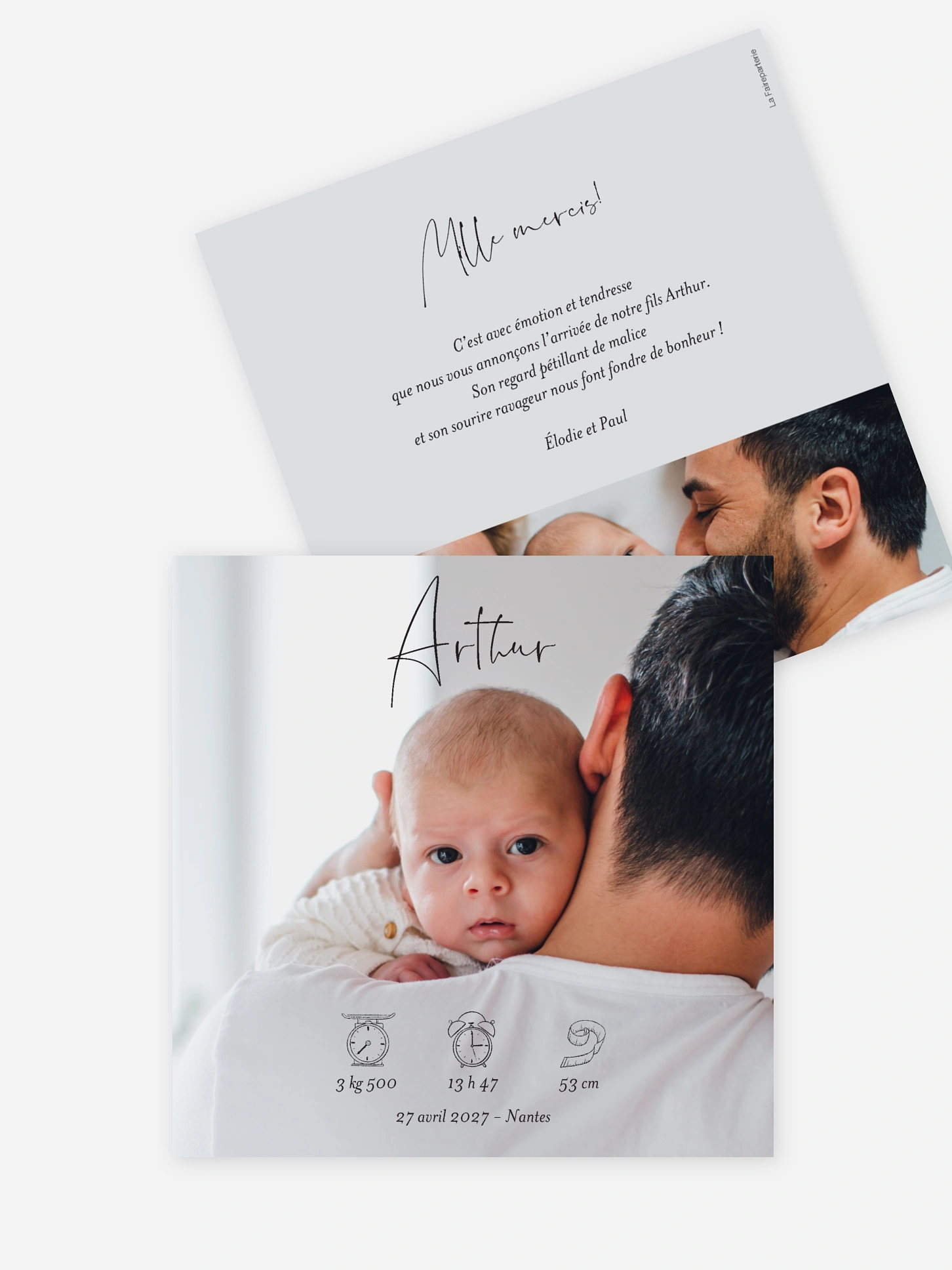 Faire-part naissance Éclosion