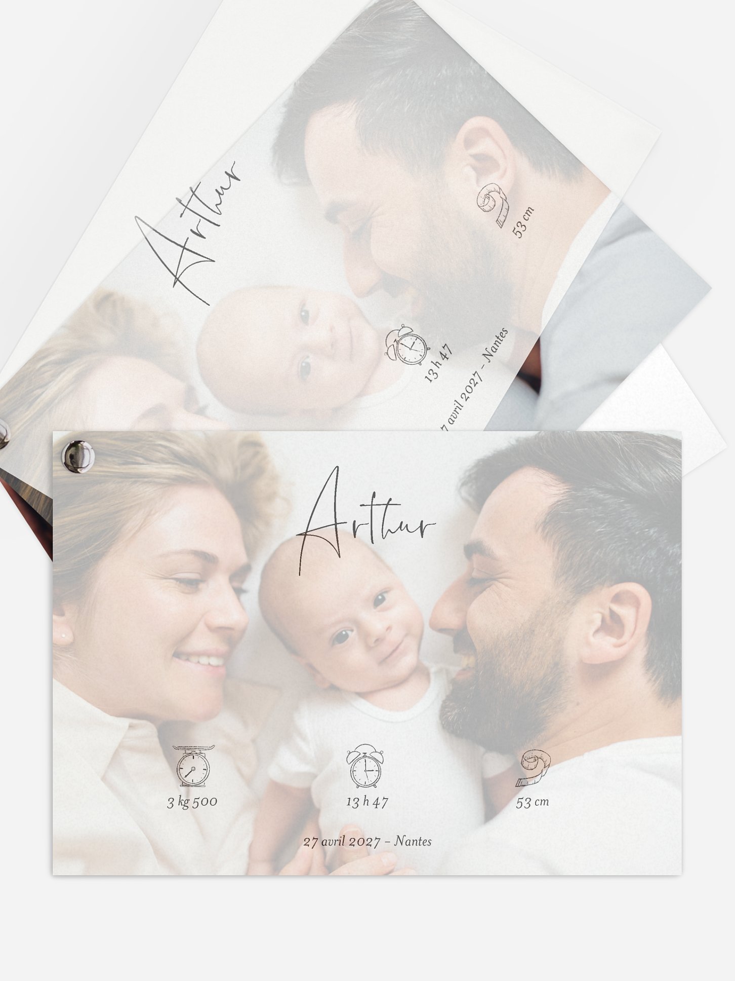 Faire-part naissance Éclosion