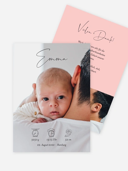 Geburtskarte Naseweis