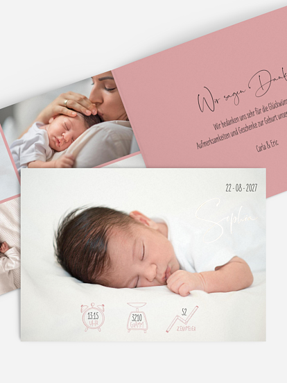 Geburtskarte Fairy Dust