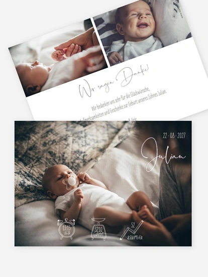 Geburtskarte Fairy Dust