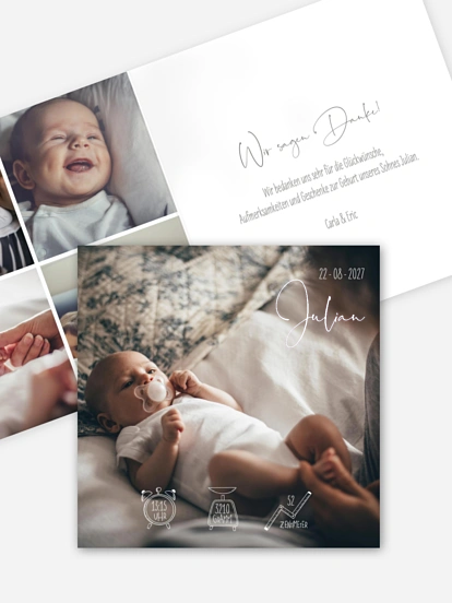 Geburtskarte Fairy Dust