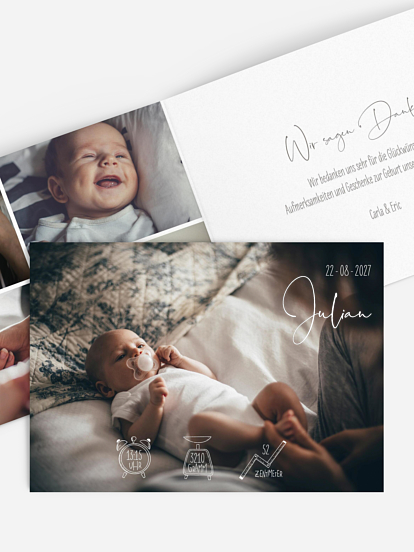 Geburtskarte Fairy Dust