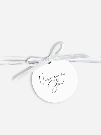 Anhänger mit Band zur Hochzeit Fairy Dust