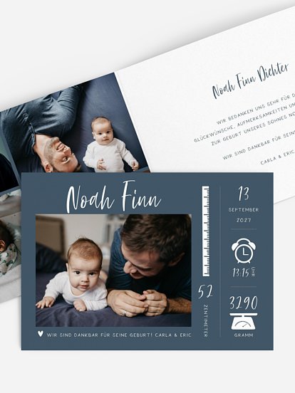 Geburtskarte A Star is born