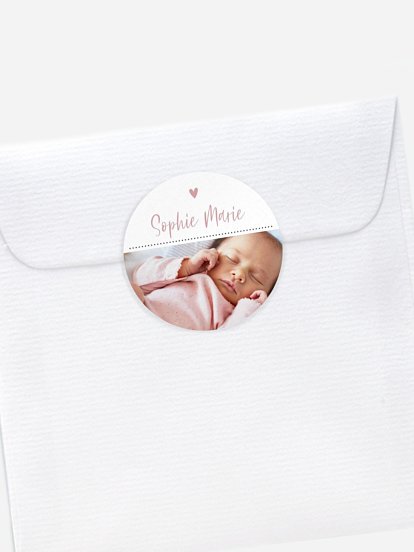 Aufkleber Geburt A Star is born