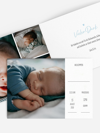 Geburtskarte Luftschloss