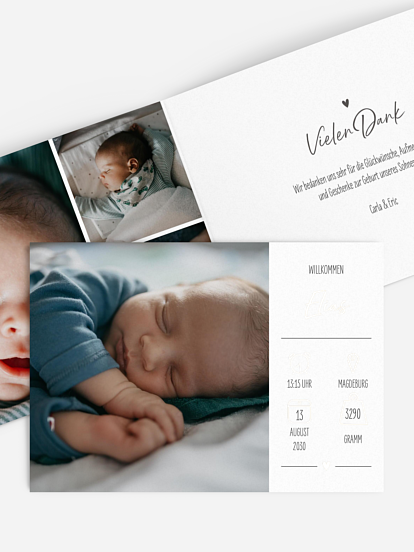 Geburtskarte Luftschloss