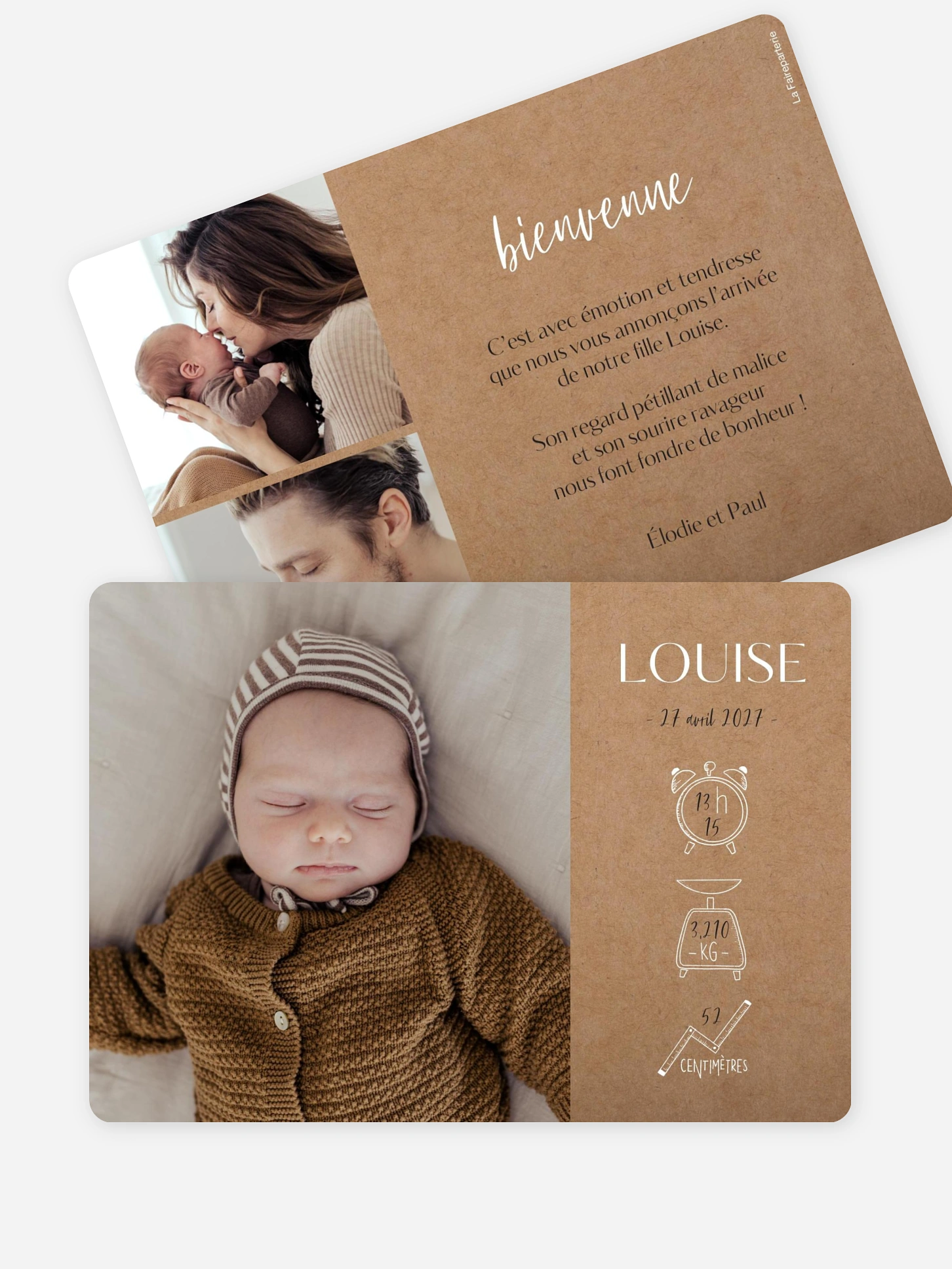 Faire-part naissance Little Angel