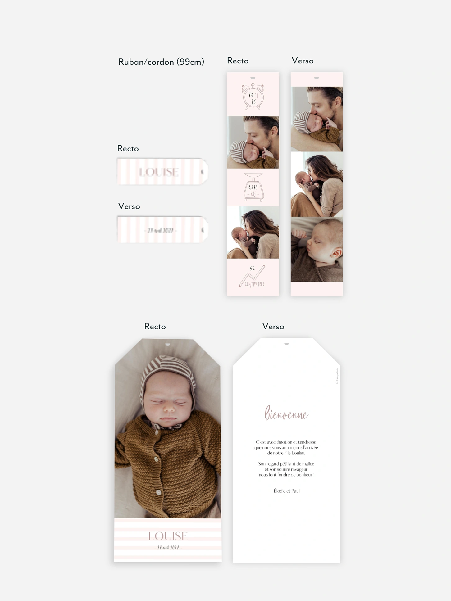 Faire-part naissance Little Angel