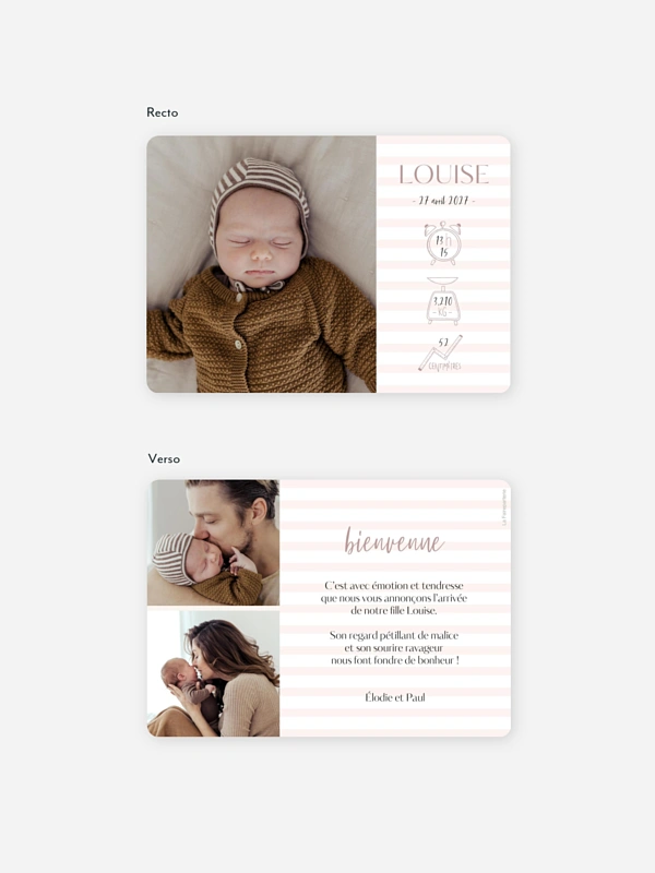 Faire-part naissance Little Angel