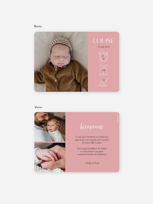 Faire-part naissance Little Angel