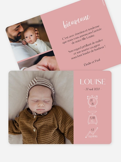 Faire-part naissance Little Angel