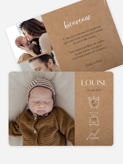 Faire-part naissance Little Angel