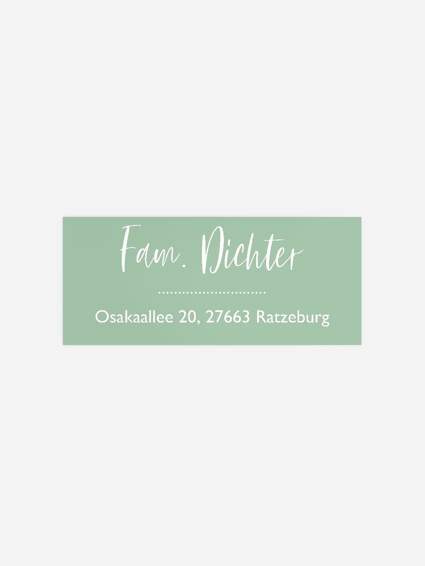 Absenderaufkleber Geburt Full of Grace