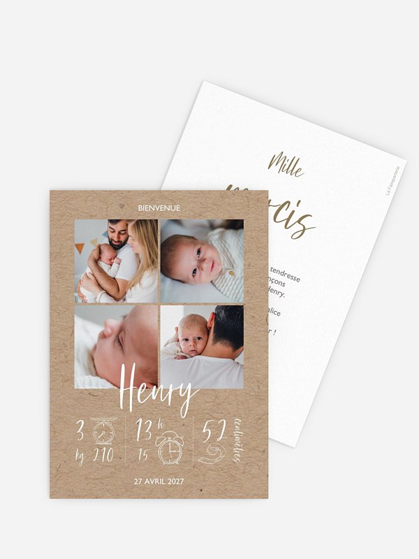 Faire-part naissance Bienveillance