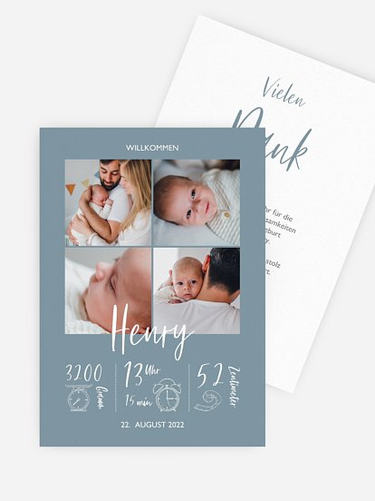 Geburtskarte Full of Grace