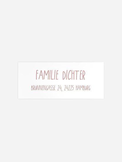 Absenderaufkleber Geburt Ahoi