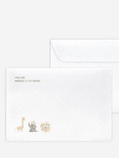 Briefumschlag mit Motiv Ahoi