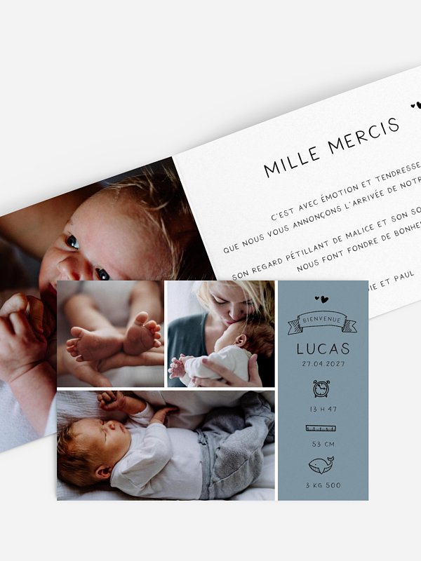 Faire-part naissance Little wonder