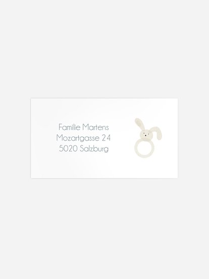 Empfängeraufkleber Geburt Miracle