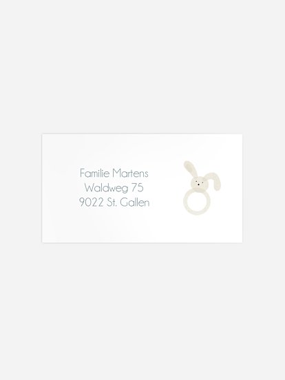 Empfängeraufkleber Geburt Miracle