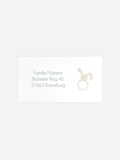 Empfängeraufkleber Geburt Miracle