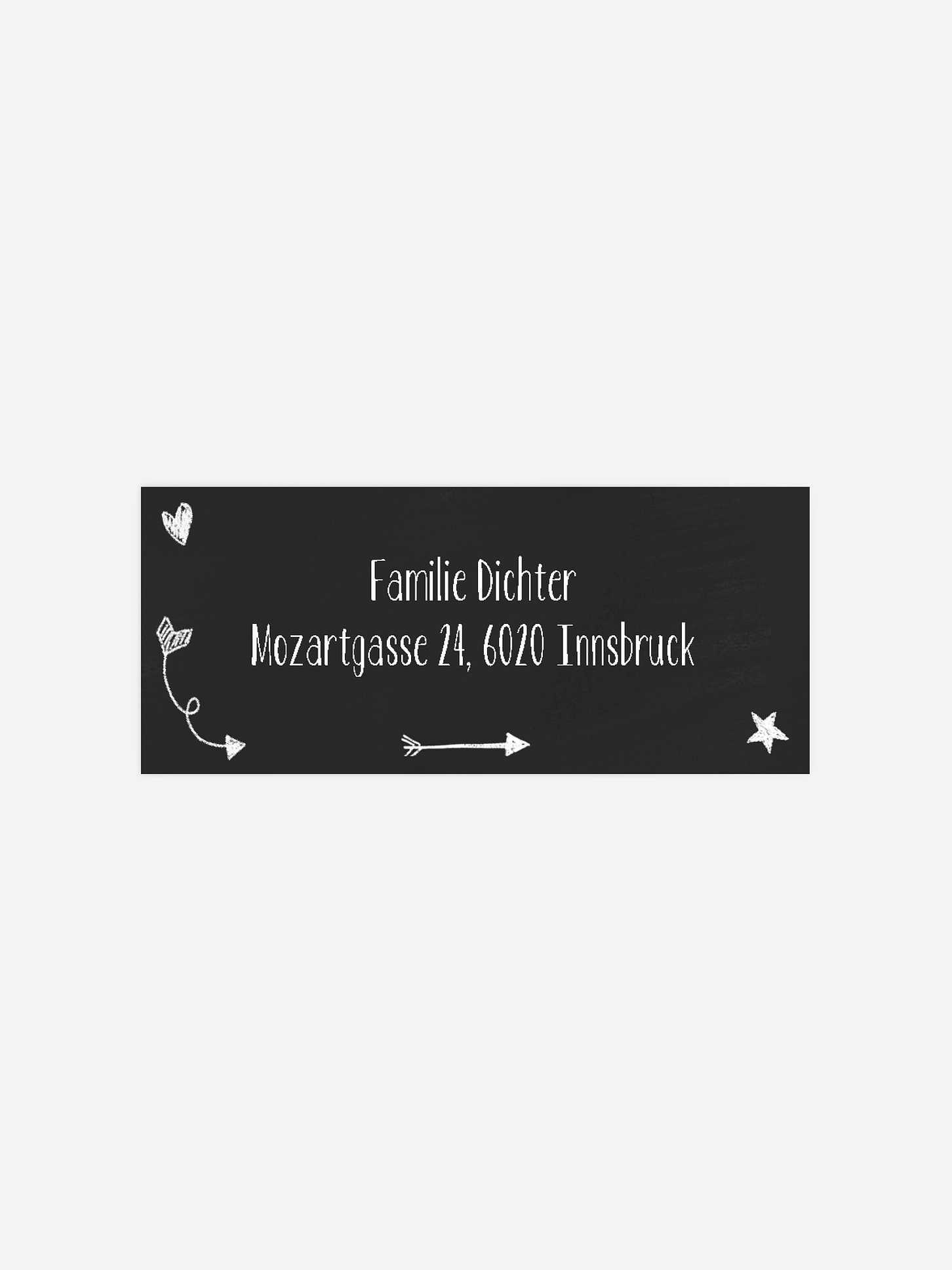 Absenderaufkleber Geburt Tender Love