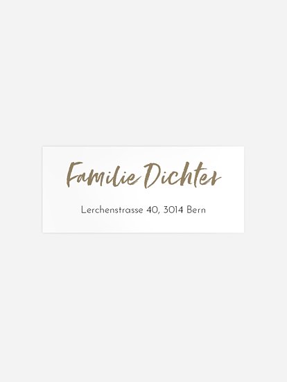 Absenderaufkleber Geburt Sleepy Bear