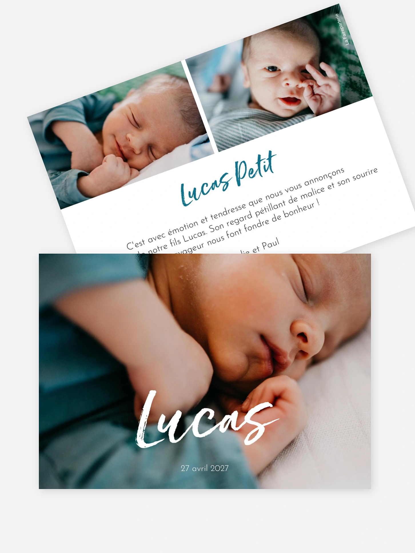 Faire-part naissance Essentiel