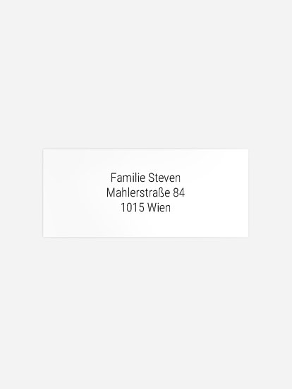 Absenderaufkleber Geburt You're Home