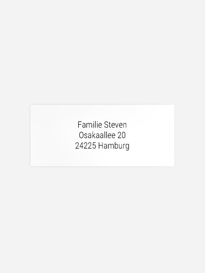 Absenderaufkleber Geburt You're Home