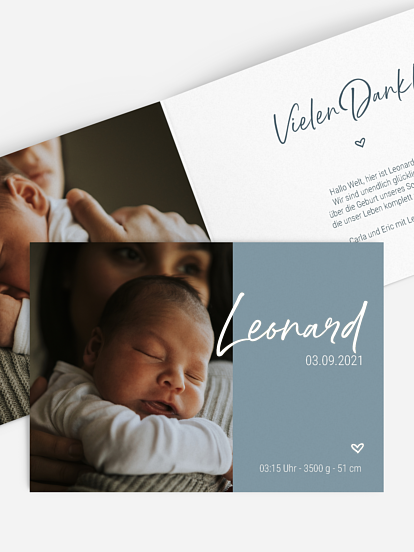 Geburtskarte You're Home