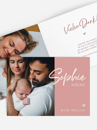 Geburtskarte You're Home