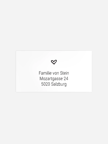 Empfängeraufkleber Geburt You're Home