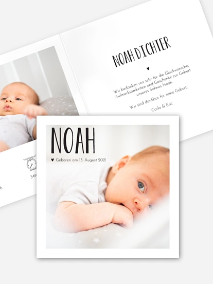 Geburtskarte So in Love