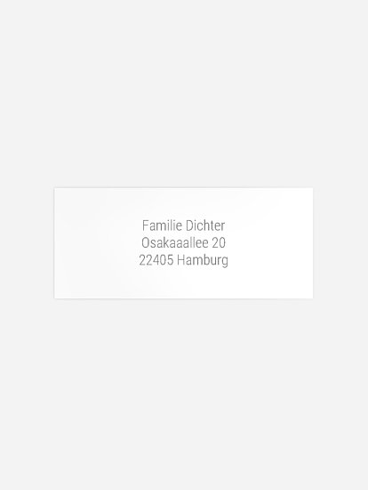 Absenderaufkleber Geburt Familienzeit