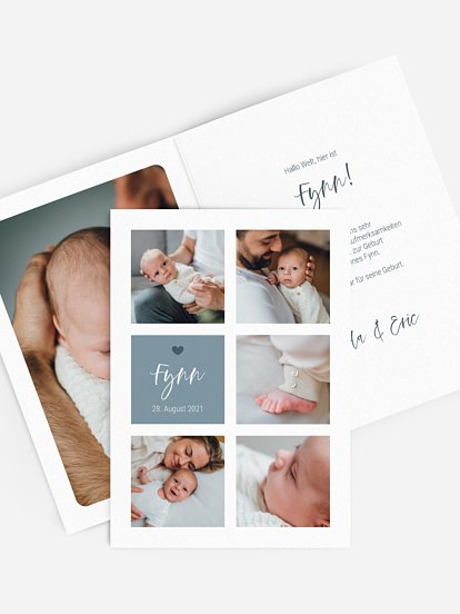 Geburtskarte Familienzeit