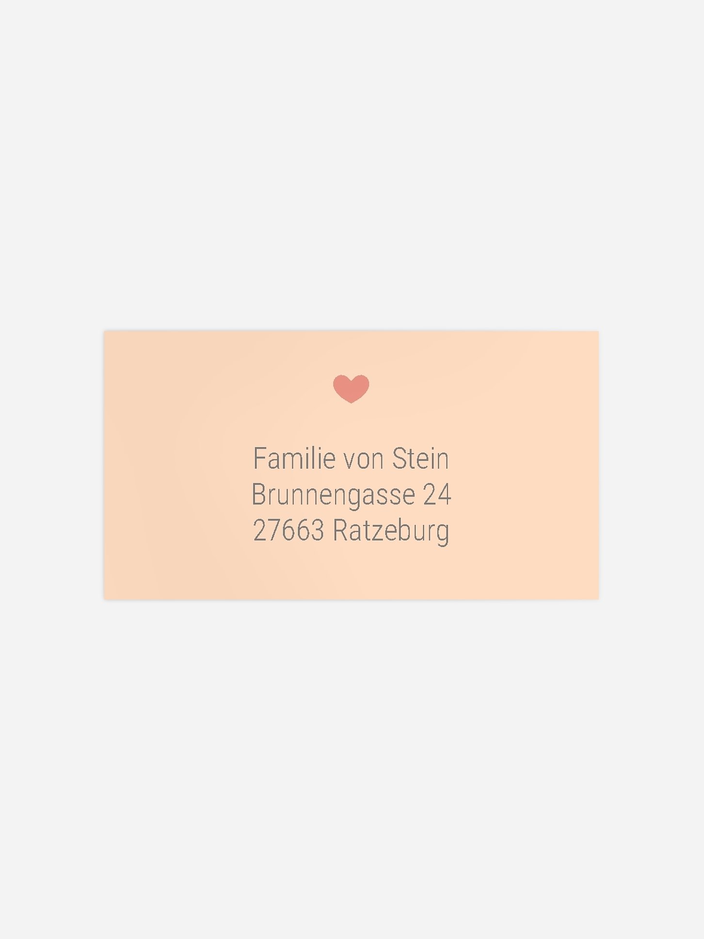 Empfängeraufkleber Geburt Familienzeit