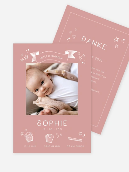 Geburtskarte Love of my Life