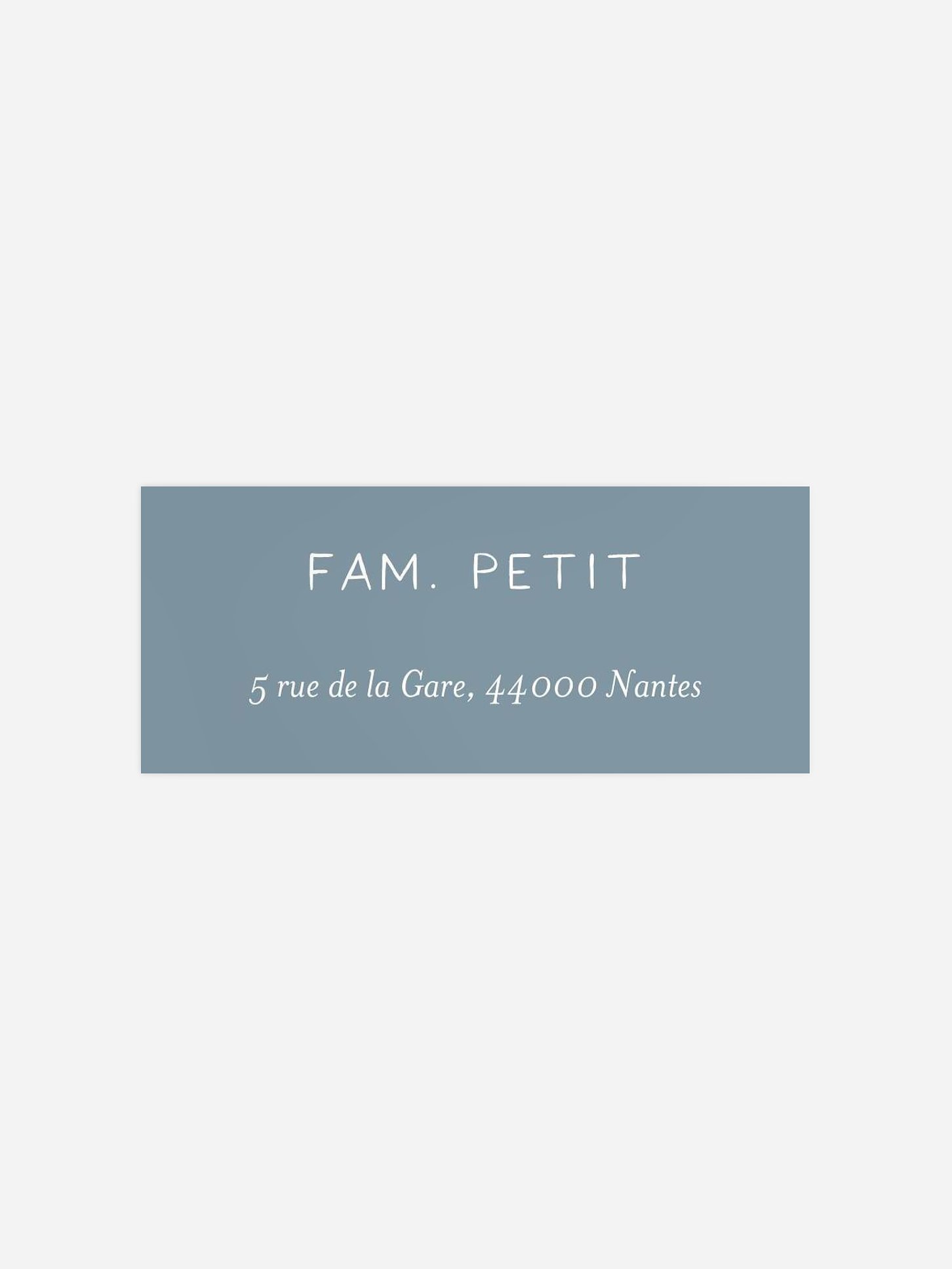 Étiquette expéditeur naissance Pictos pastel