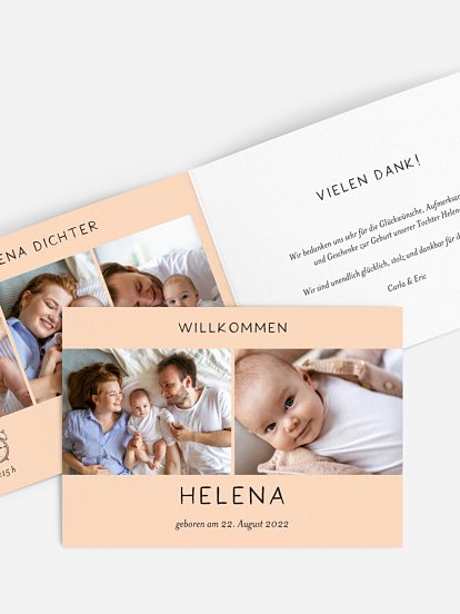 Geburtskarte Peaceful Dreams