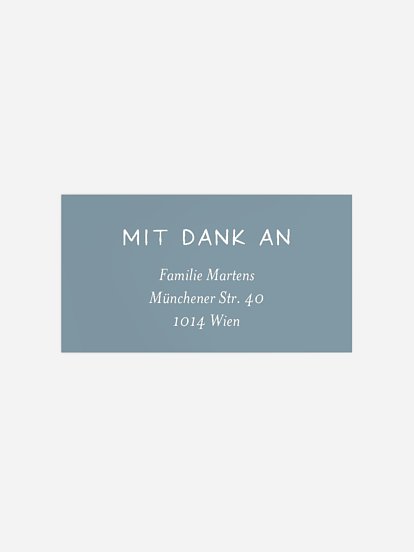 Empfängeraufkleber Geburt Peaceful Dreams