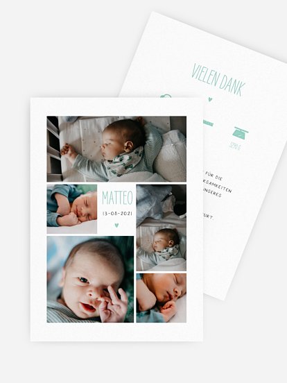 Geburtskarte Tears of Joy