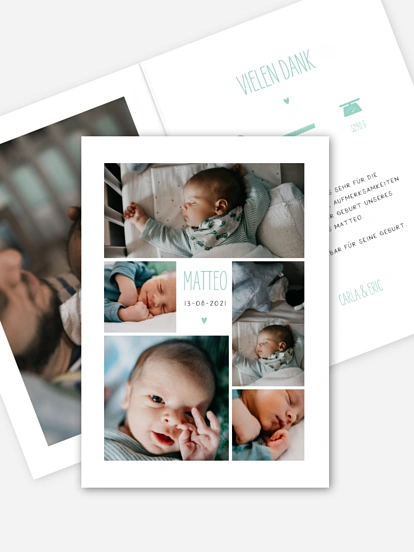 Geburtskarte Tears of Joy