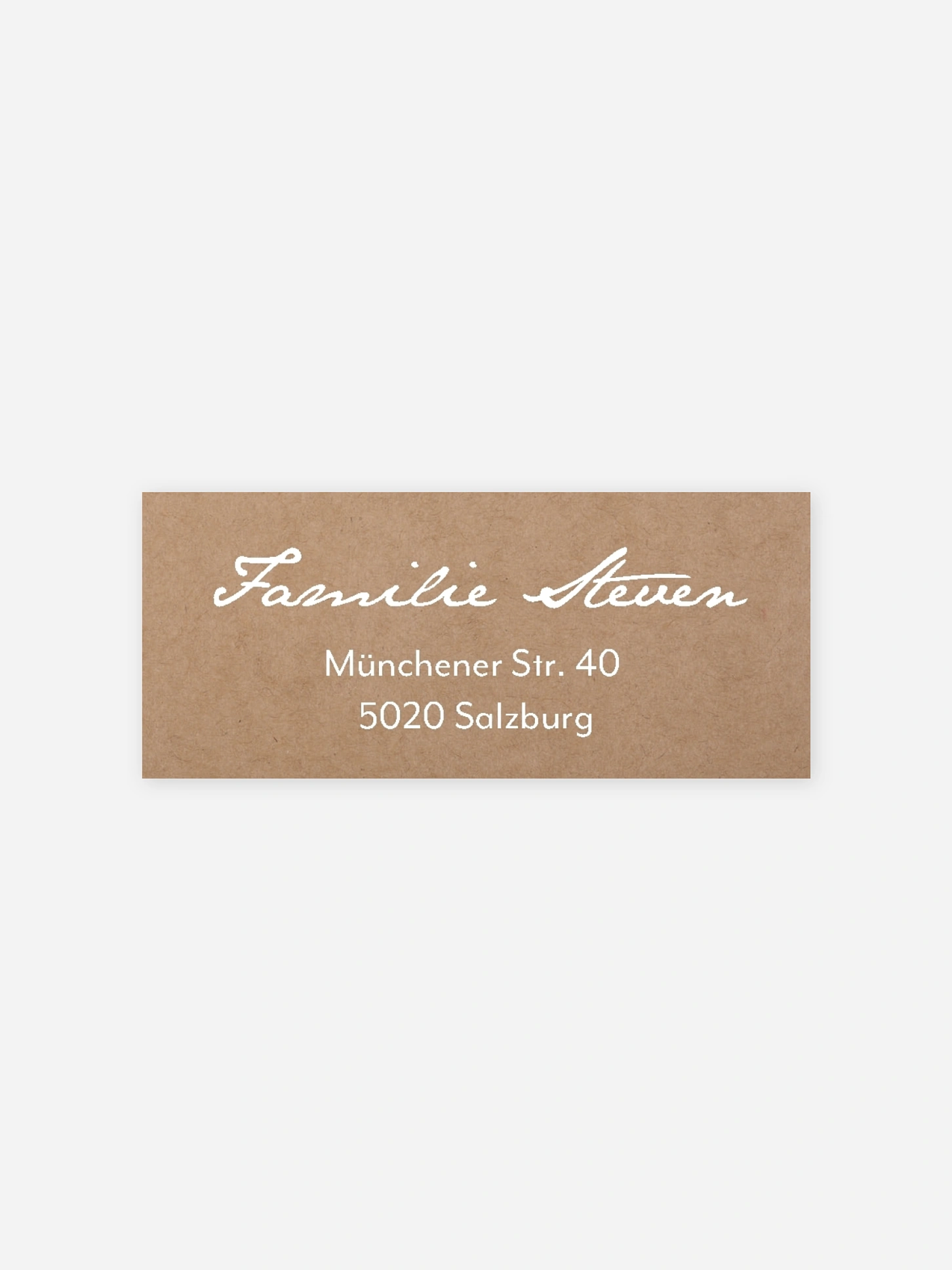 Absenderaufkleber Geburt So viel Liebe