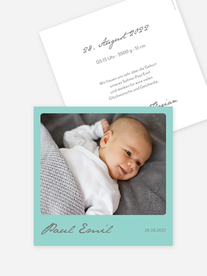 Geburtskarte So viel Liebe